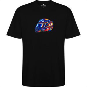 Camiseta oversized Carlos Sainz Carioca en color black, vista delantera