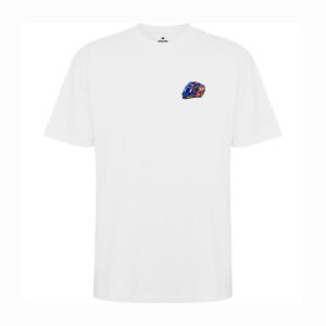 Camiseta oversized Carlos Sainz Carioca en color white, vista delantera