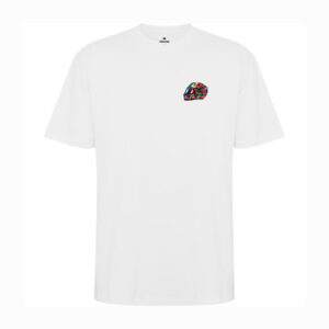 Camiseta oversized Checo Pérez Carioca en color white, vista delantera