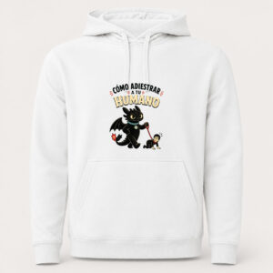 Sudadera Cómo Adiestrar a Tu Humano, Urban · Con capucha, color blanco