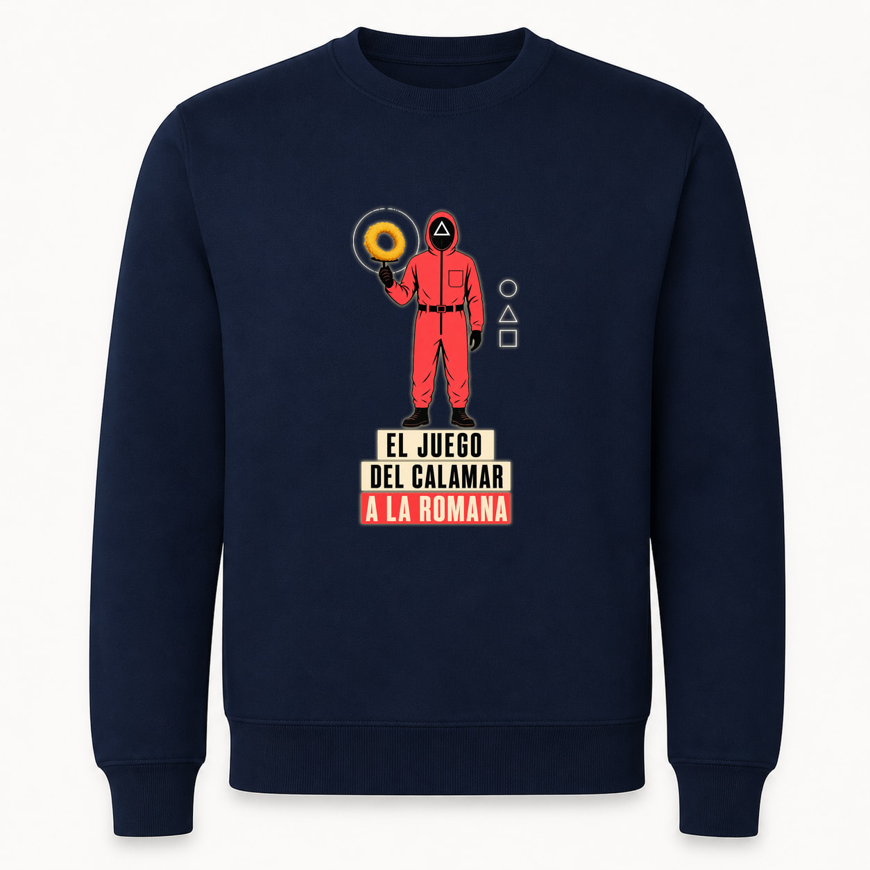 Sudadera El Juego del Calamar a la Romana, Classic · Sin capucha, color marino