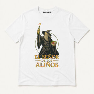 Camiseta El Señor de los Aliños en color blanco
