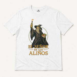Camiseta El Señor de los Aliños en color blanco
