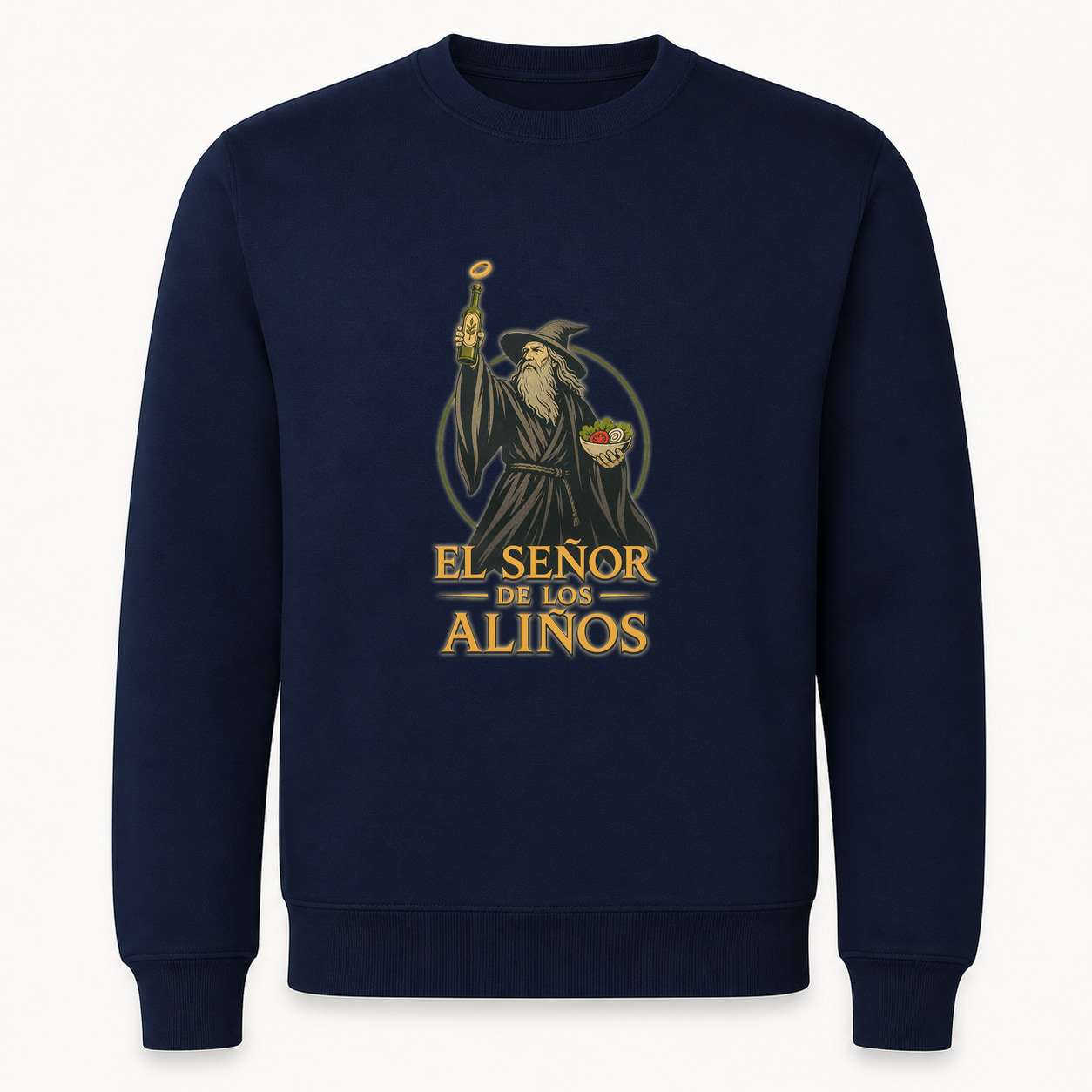 Sudadera El Señor de los Aliños, Classic · Sin capucha, color marino