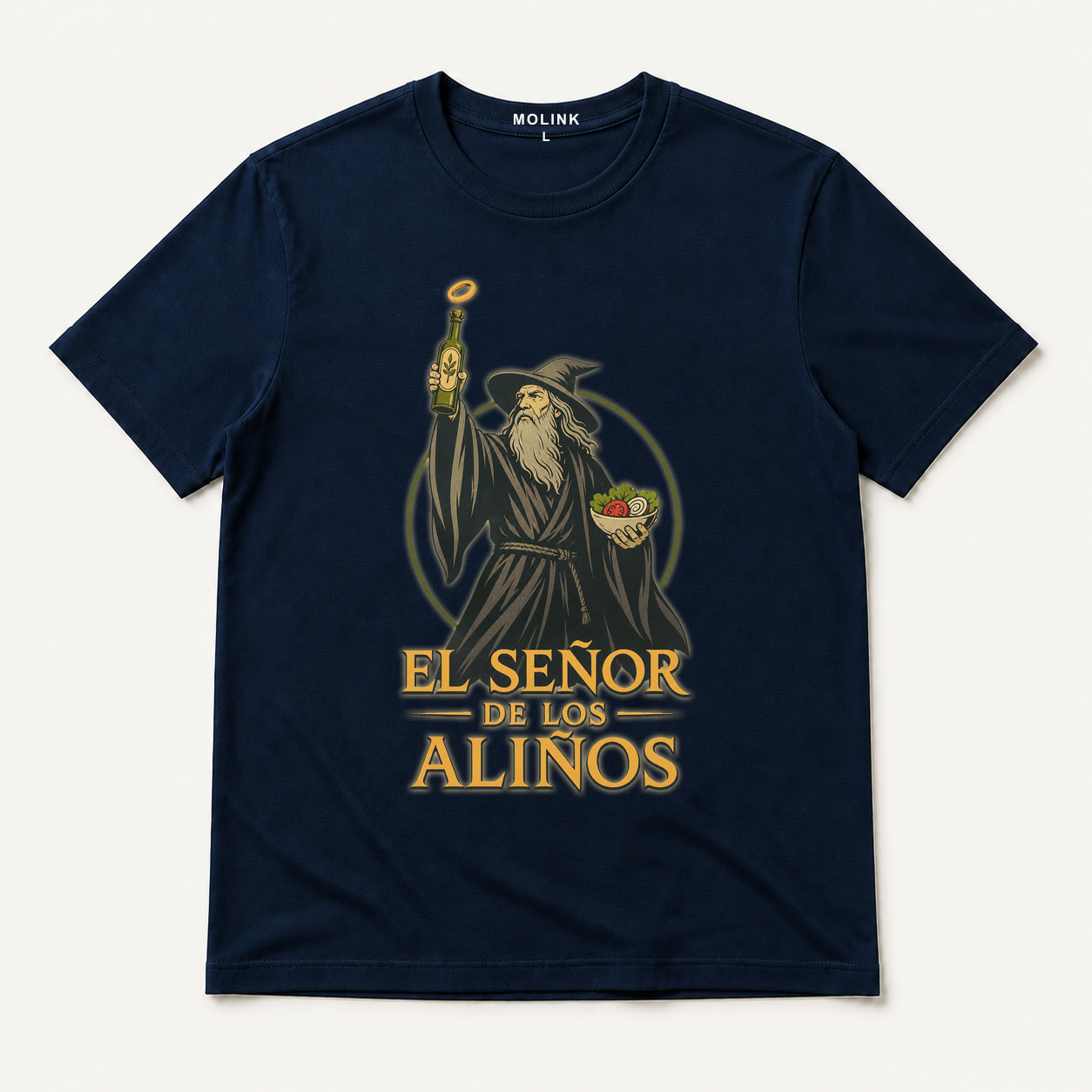 Camiseta El Señor de los Aliños en color marino