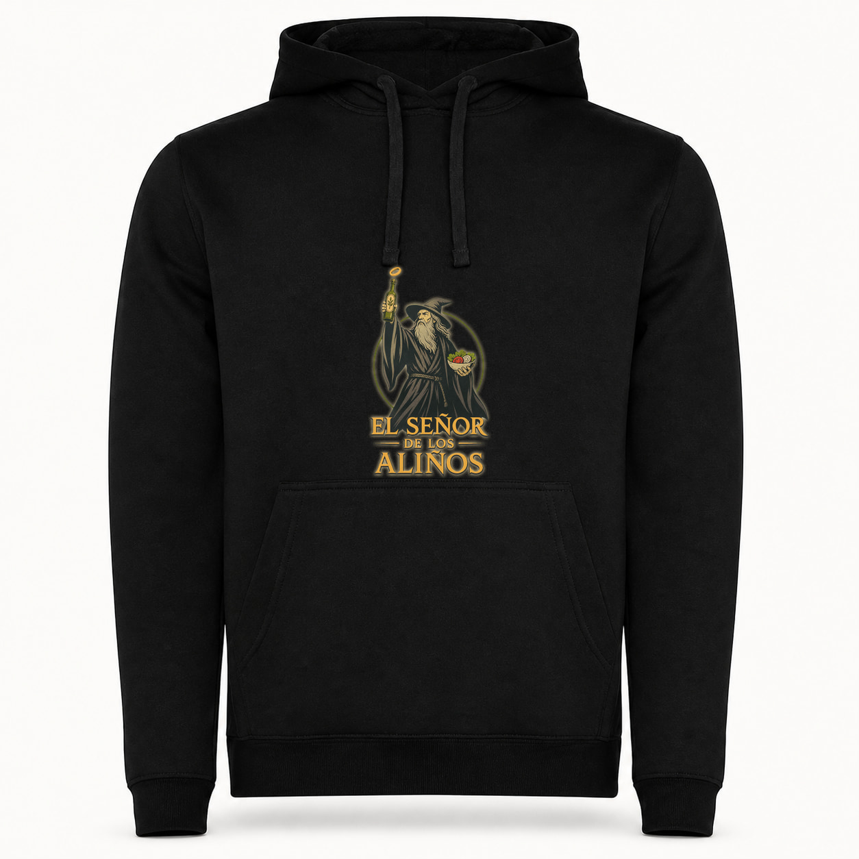 Sudadera El Señor de los Aliños, Urban · Con capucha, color negro