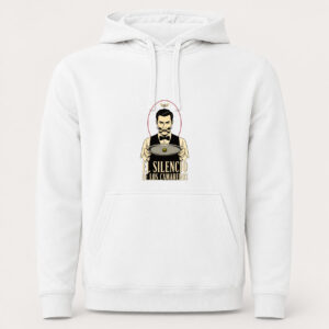 Sudadera El Silencio de los Camareros, Urban · Con capucha, color blanco