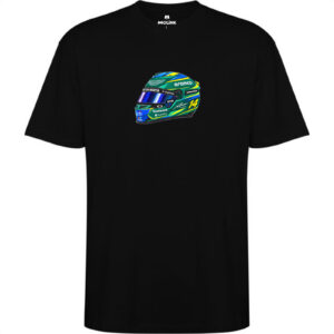 Camiseta oversized Fernando Alonso Carioca en color black, vista delantera