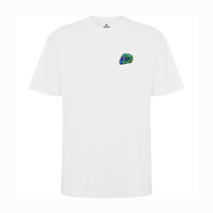 Camiseta oversized Fernando Alonso Carioca en color white, vista delantera