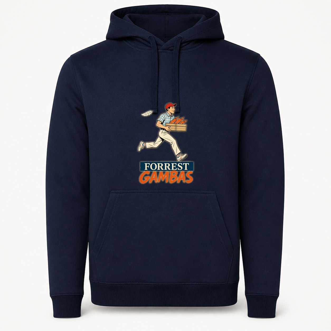 Sudadera Forrest Gambas, Urban · Con capucha, color marino