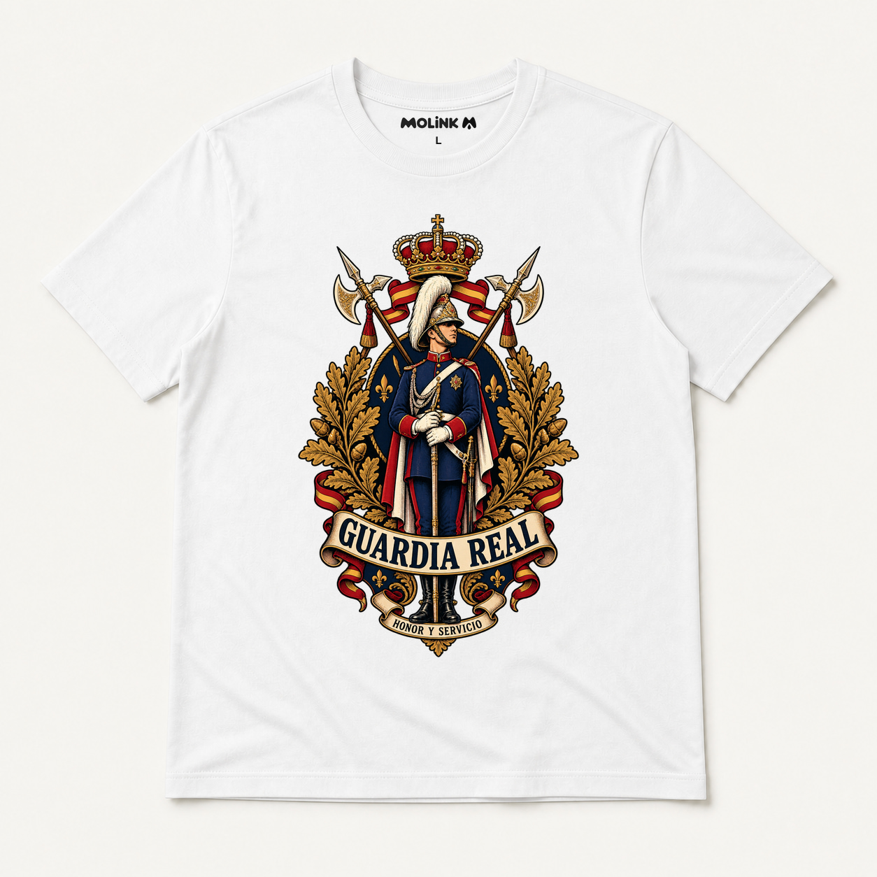 Camiseta Guardia Real blanca