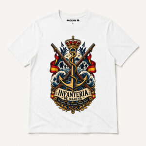 Camiseta Infantería de Marina blanca