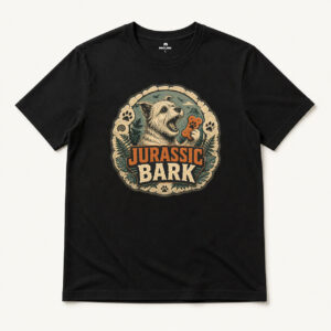 Camiseta Jurassic Bark en color negro