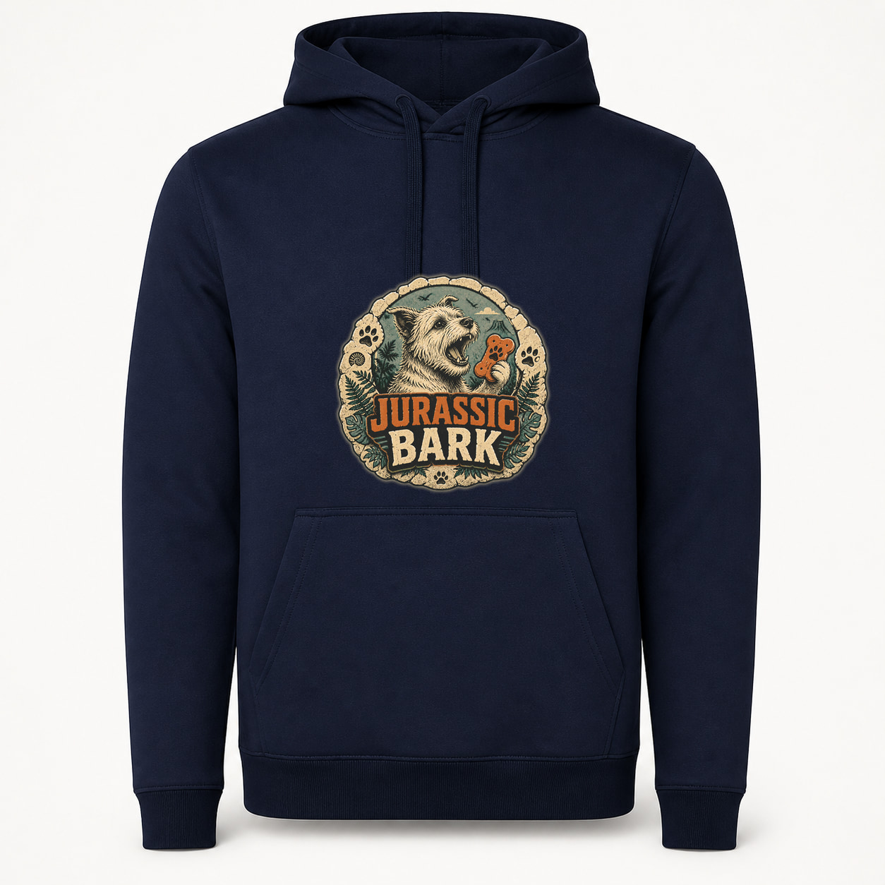Sudadera Jurassic Bark, Urban · Con capucha, color marino