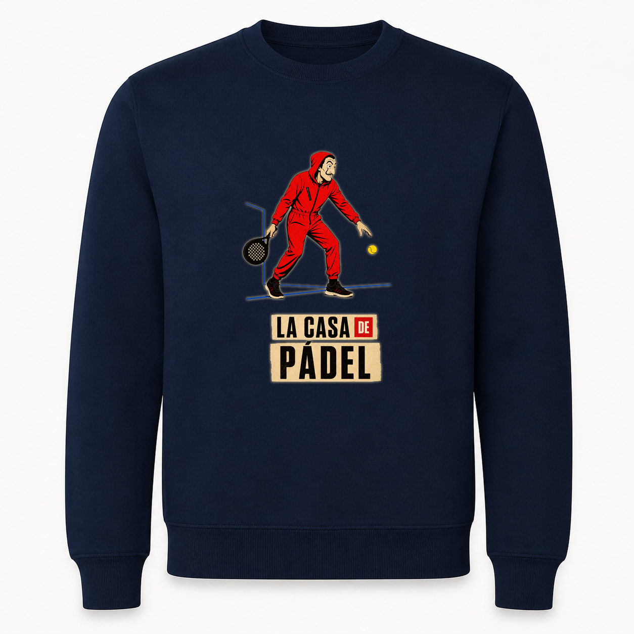 Sudadera La Casa de Pádel, Classic · Sin capucha, color marino