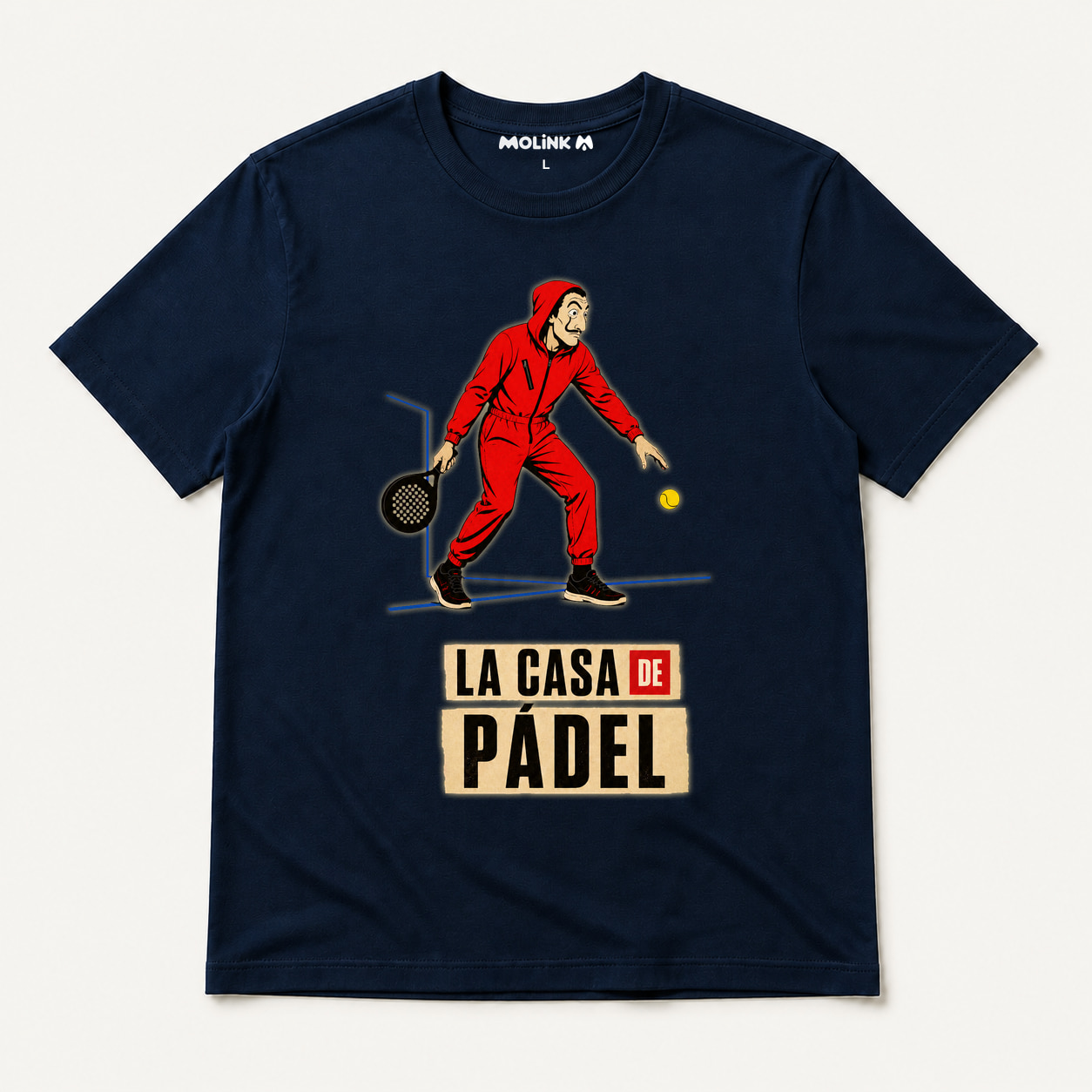 Camiseta La Casa de Pádel en color marino