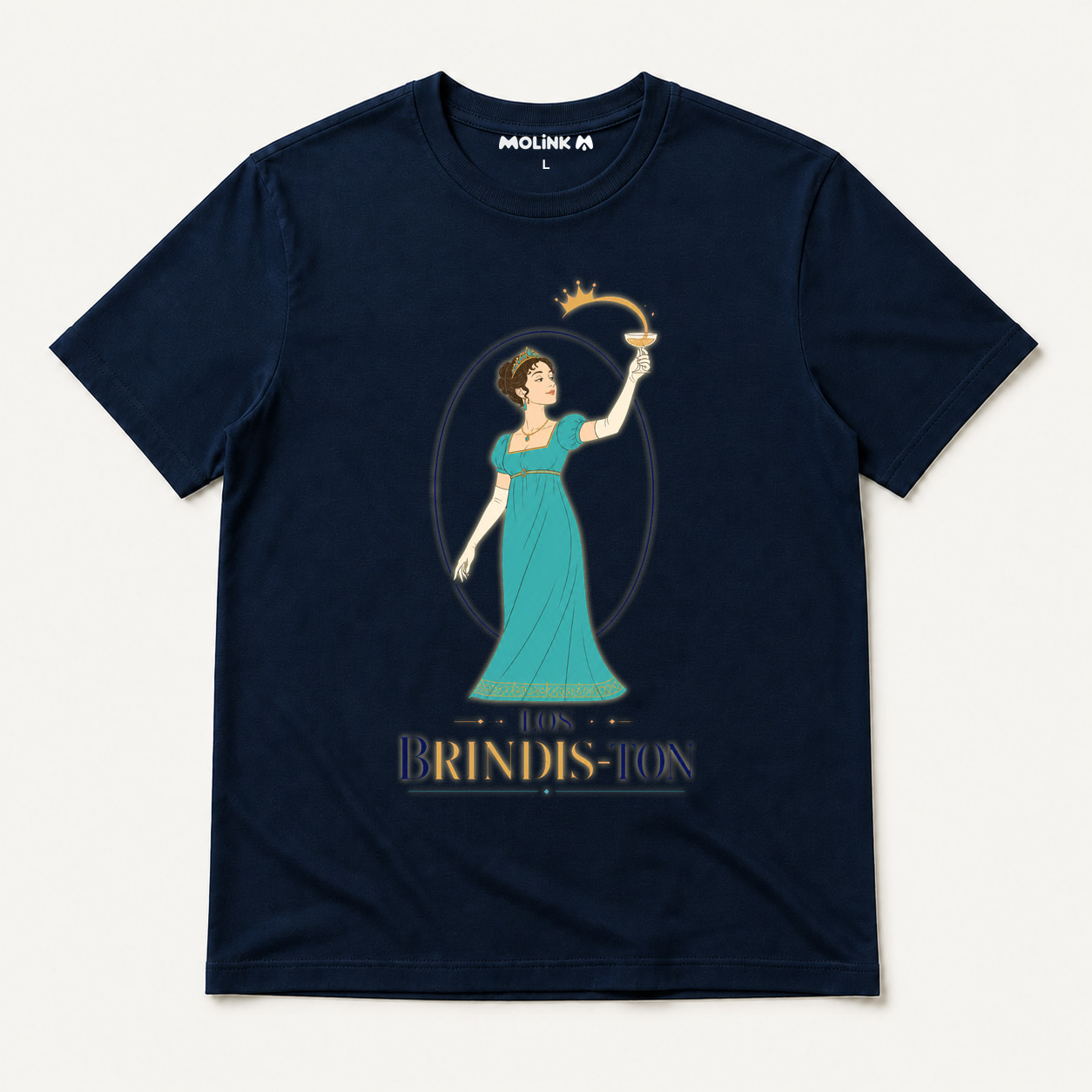 Camiseta Los Brindis-ton en color marino