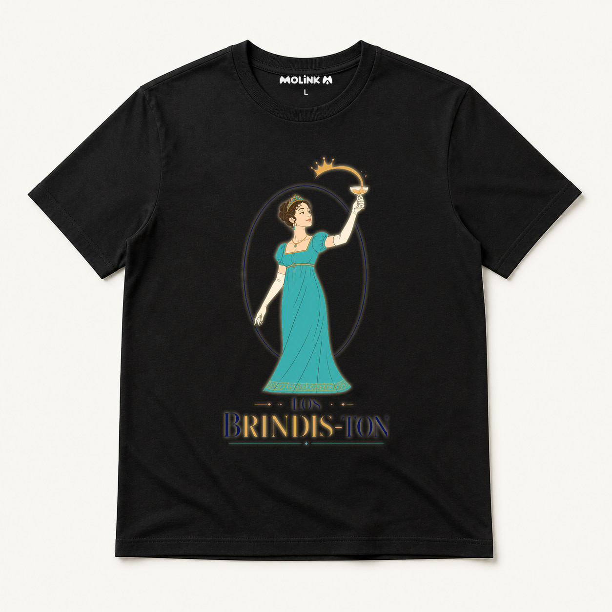 Camiseta Los Brindis-ton en color negro