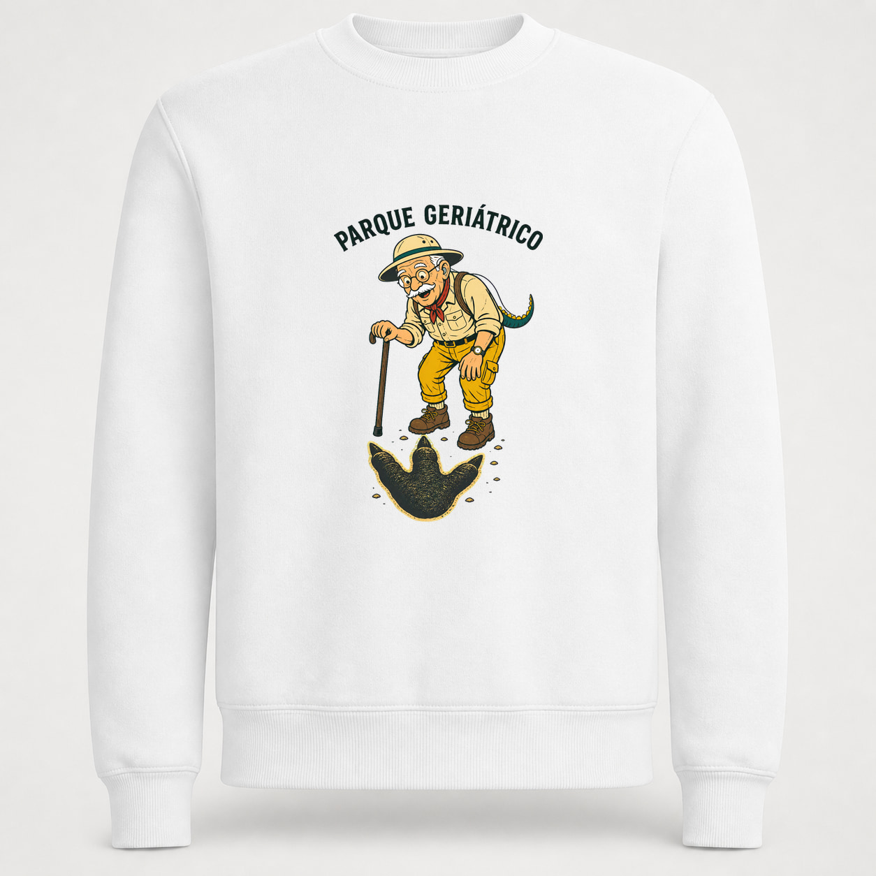 Sudadera Parque Geriátrico, Classic · Sin capucha, color blanco