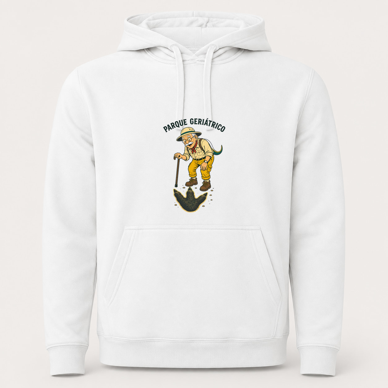 Sudadera Parque Geriátrico, Urban · Con capucha, color blanco
