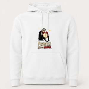 Sudadera Pesadilla Antes de Madrugar, Urban · Con capucha, color blanco