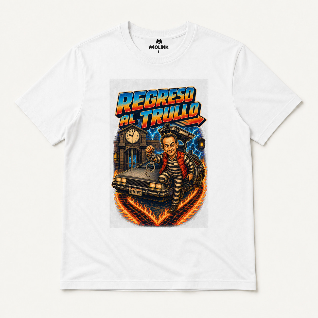 Camiseta Regreso al Trullo en color blanco