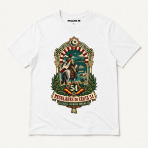 Camiseta Regulares de Ceuta 54 blanca