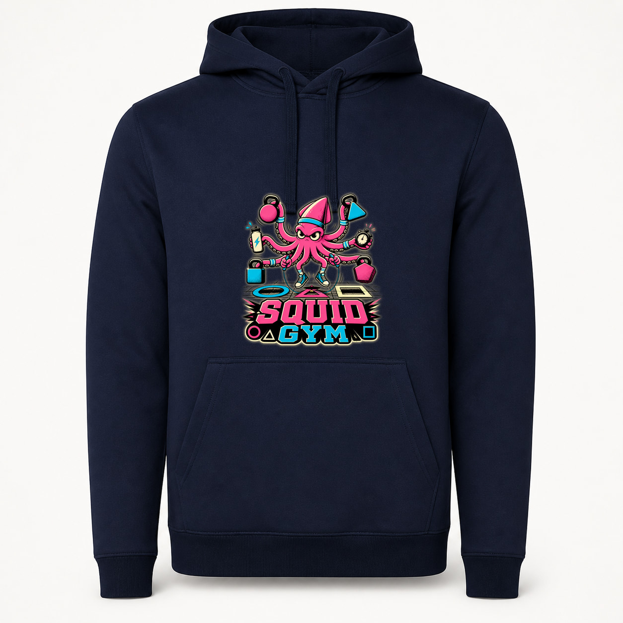 Sudadera Squid Gym, Urban · Con capucha, color marino