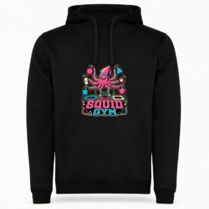 Sudadera Squid Gym, Urban · Con capucha, color negro