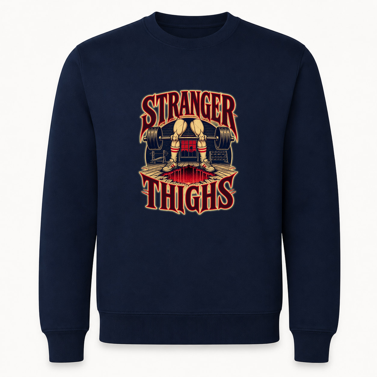 Sudadera Stranger Thighs, Classic · Sin capucha, color marino
