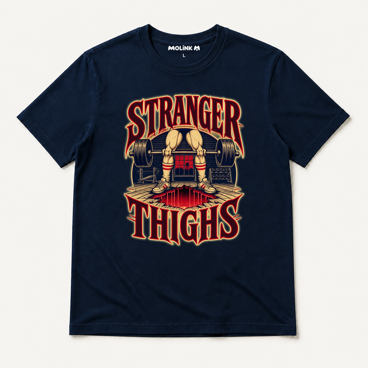 Camiseta Stranger Thighs en color marino