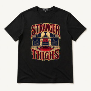 Camiseta Stranger Thighs en color negro