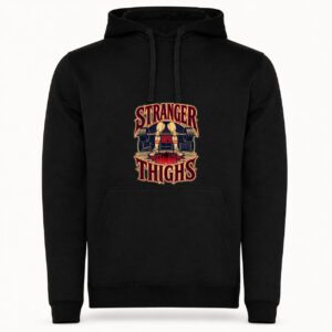 Sudadera Stranger Thighs, Urban · Con capucha, color negro
