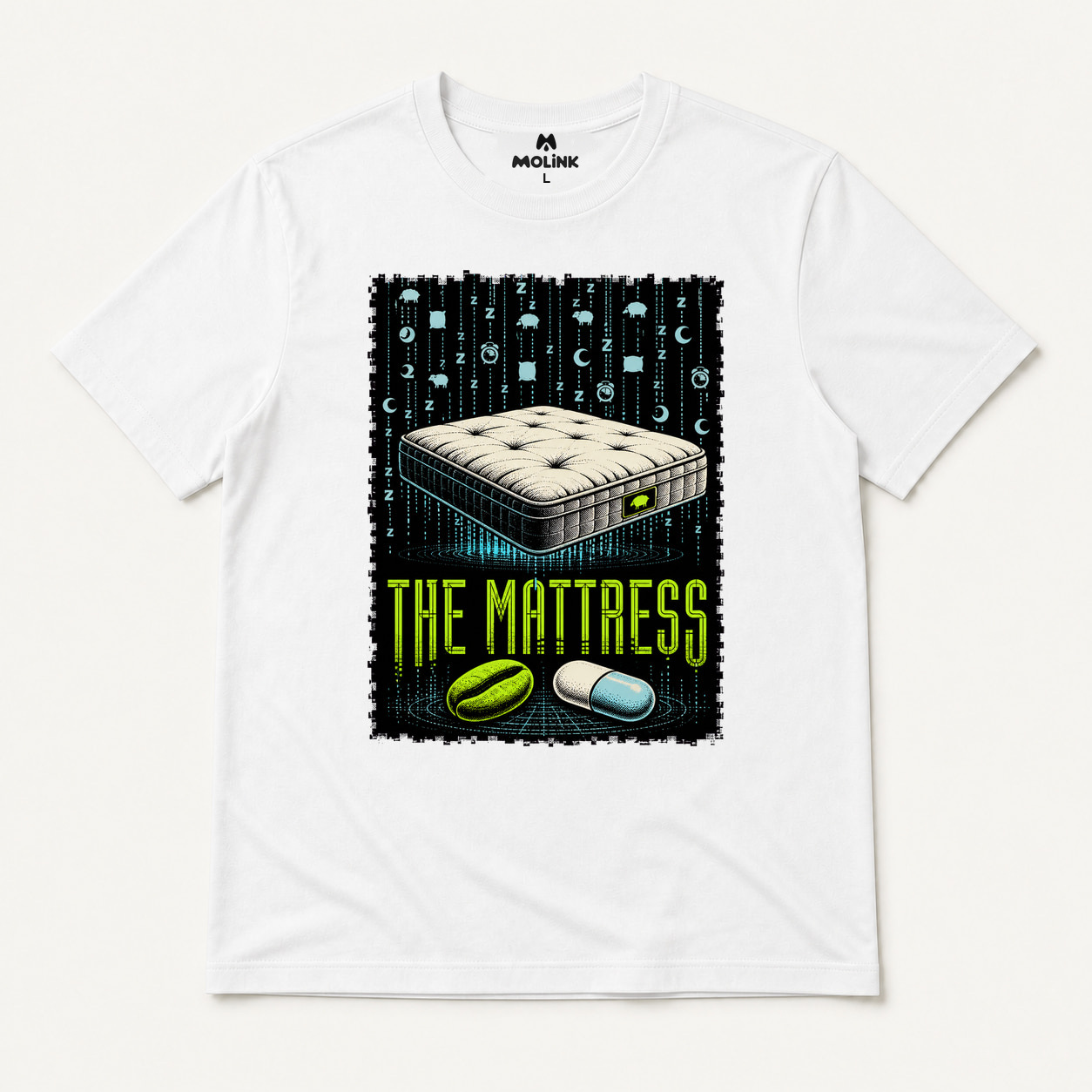 Camiseta The Mattress en color blanco