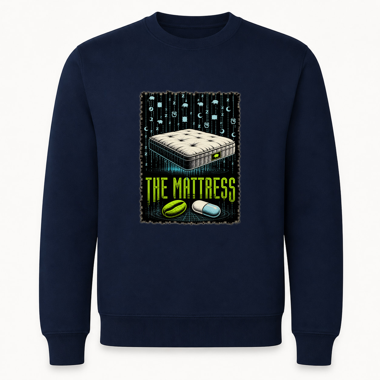 Sudadera The Mattress, Classic · Sin capucha, color marino
