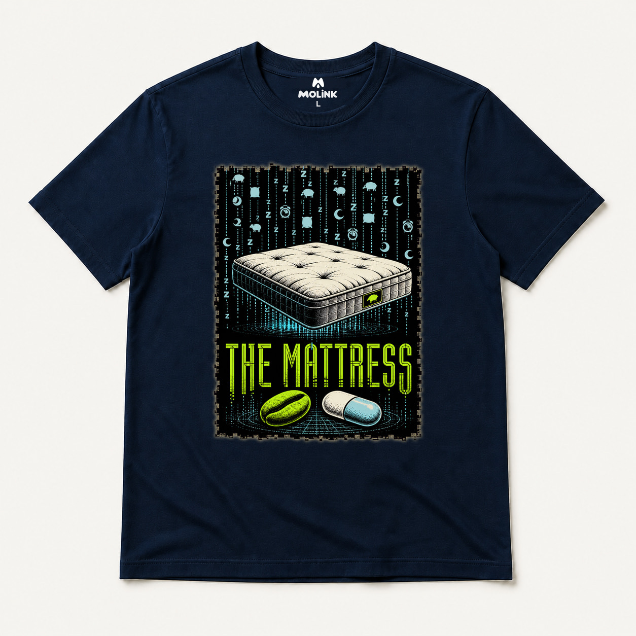 Camiseta The Mattress en color marino