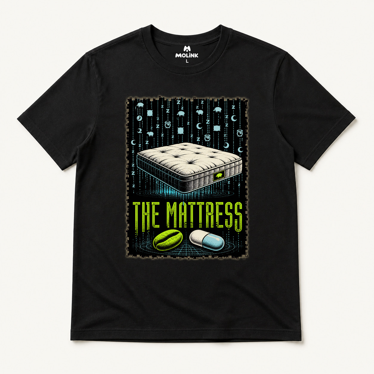 Camiseta The Mattress en color negro