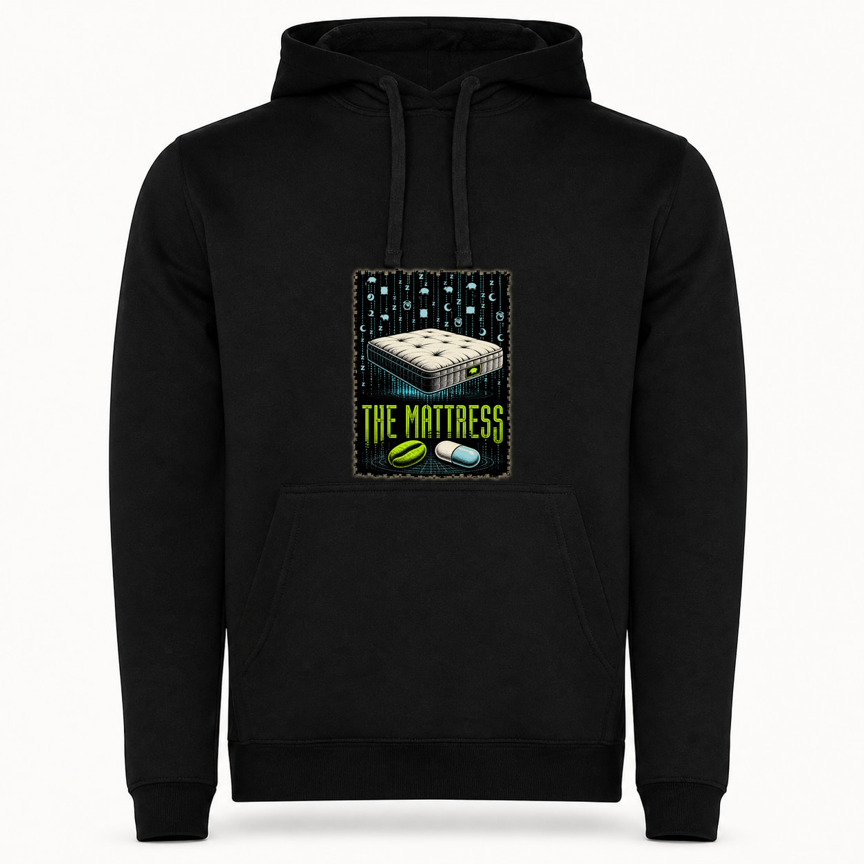 Sudadera The Mattress, Urban · Con capucha, color negro